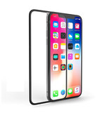 Stuff Certified® Protector de pantalla de cubierta completa para iPhone X 2.5D Gafas de vidrio templado con película de vidrio templado