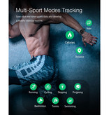 Blitzwolf BW-HL3 Smartwatch Smartband Smartphone Fitness Sport Activité Tracker Montre IPS iOS Android iPhone Samsung Huawei Noir
