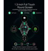 Blitzwolf BW-HL3 Smartwatch Smartband Smartfon Fitness Sport Activity Tracker Zegarek IPS iOS Android iPhone Samsung Huawei Czarna stal