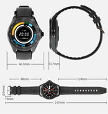 Blitzwolf BW-HL3 Smartwatch Smartband Smartfon Fitness Sport Activity Tracker Zegarek IPS iOS Android iPhone Samsung Huawei Czarna stal