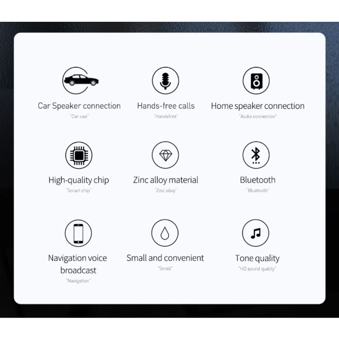 BASEUS BA01 - Transmisor Bluetooth USB Receptor Bluetooth Inalámbrico