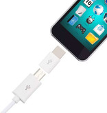 Stuff Certified® Micro-USB zu USB-C Adapter Konverter - High Speed - Schwarz