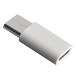 Stuff Certified® Micro-USB naar USB-C Adapter Converter - High Speed - Wit