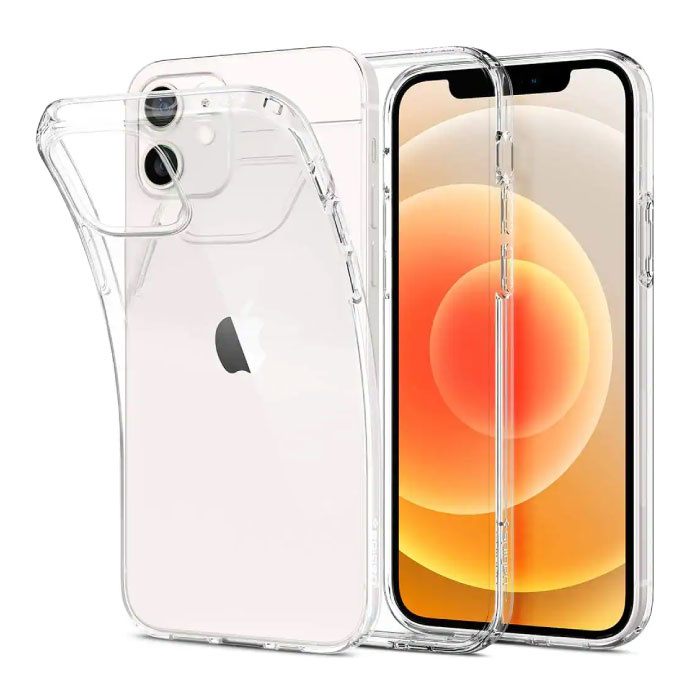 Coque en TPU en silicone transparente pour iPhone 12