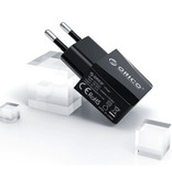 Orico Dual 2x Port USB Plug Charger - 2.1A Wandladegerät Wallcharger AC Home Ladegerät Adapter Schwarz
