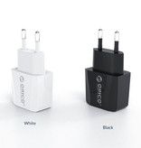 Orico Dual 2x Port USB Plug Charger - 2.1A Wall Charger Wallcharger AC Home Charger Adapter Black