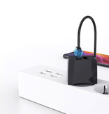 Orico Podwójna ładowarka z 2 portami USB - ładowarka ścienna 2,1 A Ładowarka ścienna Adapter do ładowarki domowej AC Biały