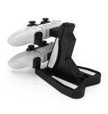 BGEKTOTH Charging Station for PlayStation 5 PS5 Charging Dock Station for Controller - Dual Charging Station Black