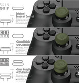 Skull & Co. 6 impugnature per il pollice per PlayStation 4 e 5 - Cappucci controller antiscivolo PS4 / PS5 - Verde e blu
