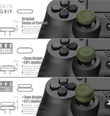 Skull & Co. 6 agarres para el pulgar para PlayStation 4 y 5 - Tapas de control antideslizantes PS4 / PS5 - Verde y rosa