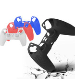 Stuff Certified® Anti-Rutsch-Abdeckung / Skin für PlayStation 5-Controller - Grip-Abdeckung PS5 - Schwarz