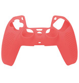 Stuff Certified® Anti-Rutsch-Abdeckung / Skin für PlayStation 5-Controller - Griffabdeckung PS5 - Rot