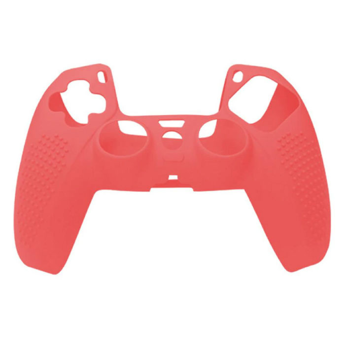 Nakładka antypoślizgowa / skórka do kontrolera PlayStation 5 - Osłona uchwytu PS5 - Czerwona
