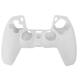 Stuff Certified® Anti-Rutsch-Abdeckung / Skin für PlayStation 5-Controller - Griffabdeckung PS5 - Weiß