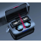 Stuff Certified® Bezprzewodowe słuchawki M17 ze sterowaniem dotykowym - 4000 mAh TWS Powerbank Inteligentne sterowanie dotykowe Słuchawki douszne Bluetooth 5.1 Słuchawki Słuchawki douszne