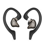 GDLYL Auriculares inalámbricos VV2 con gancho para la oreja Sport - Control táctil - TWS Bluetooth 5.0 Auriculares inalámbricos Auriculares Auriculares Auriculares Negro