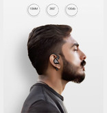 GDLYL Bezprzewodowe słuchawki VV2 z zaczepem na ucho Sport - sterowanie dotykowe - TWS Bluetooth 5.0 Bezprzewodowe słuchawki Słuchawki douszne Słuchawki czarne