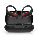 Blitzwolf Airaux Écouteurs sans fil avec crochet d'oreille Sport - Contrôle tactile - TWS Bluetooth 5.0 Écouteurs sans fil Écouteurs Écouteurs Noir