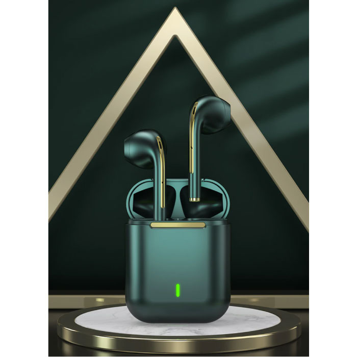 Stuff Certified® Bezprzewodowe słuchawki J18 - True Touch Control Słuchawki TWS Bezprzewodowe słuchawki douszne Bluetooth 5.0 Słuchawki Różowe złoto