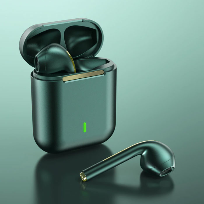 Stuff Certified® Bezprzewodowe słuchawki J18 - True Touch Control Słuchawki TWS Bezprzewodowe słuchawki douszne Bluetooth 5.0 Słuchawki Różowe złoto