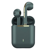 Stuff Certified® Écouteurs sans fil J18 - Écouteurs True Touch Control TWS Bluetooth 5.0 Écouteurs sans fil Écouteurs verts