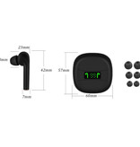 Stuff Certified® Écouteurs Bluetooth sans fil J3 - Écouteurs True Touch Control Écouteurs TWS Écouteurs - Noir