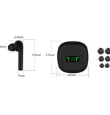 Stuff Certified® J3 Wireless Bluetooth Earphones - True Touch Control Earphones TWS Earphones Earphones - Black