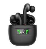 Stuff Certified® Auriculares inalámbricos Bluetooth J3 - Auriculares con control True Touch Auriculares TWS Auriculares - Negro