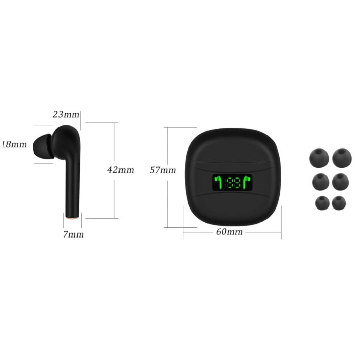 J3 Wireless Bluetooth Earphones True Touch Control Earbud TWS