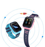 Lemfo Smartwatch per bambini con localizzatore GPS Smartband Smartphone Watch IPS iOS Android Nero