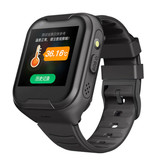 Lemfo Smartwatch for Children with GPS Tracker Smartband Smartphone Watch IPS iOS Android Black