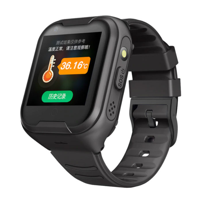 Smartwatch dla dzieci z lokalizatorem GPS Smartband Smartwatch Zegarek IPS iOS Android Czarny