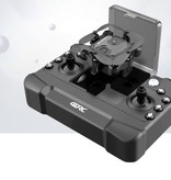 Stuff Certified® 4D-V2 Mini RC Drone con cámara - Juguete cuadricóptero de bolsillo con estabilización giroscópica Negro