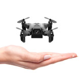 Stuff Certified® 4D-V2 Mini RC Drone with Camera - Pocket Quadcopter Toy with Gyro Stabilization Black