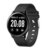 Lige 2020 Modesport Smartwatch Fitness Sport Aktivität Tracker Smartphone Uhr iOS Android - Schwarz