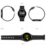 Lige 2020 Fashion Sports Smartwatch Fitness Sport Activity Tracker Smartphone Horloge iOS Android - Zwart