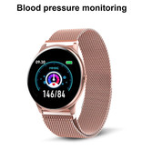 Lige 2020 Fashion Sports Smartwatch Fitness Sport Activity Tracker Montre Smartphone iOS Android - Rose