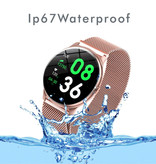 Lige 2020 Fashion Sports Smartwatch Fitness Sport Activity Tracker Smartphone Horloge iOS Android - Zwart