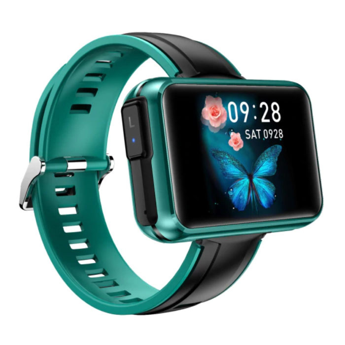 T91 Smartwatch Ampio display con auricolari wireless - Schermo da 1,4 pollici - Smartband Fitness Tracker Sport Activity Watch iOS Android Verde