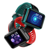 Lemfo T91 Smartwatch Pantalla ancha con auriculares inalámbricos - Pantalla de 1,4 pulgadas - Smartband Fitness Tracker Reloj de actividad deportiva iOS Android Rojo