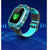Lemfo Q19 Smartwatch per bambini con GPS Tracker 2G Smartband Orologio per smartphone IPS iOS Android Rosso