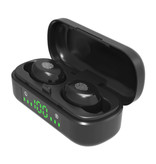 BLZK Écouteurs sans fil V8 - True Touch Control TWS Écouteurs Bluetooth 5.0 Écouteurs sans fil Écouteurs Écouteurs Noir