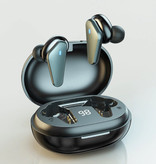 ZNP Auriculares inalámbricos - TWS Auriculares Bluetooth 5.0 Auriculares inalámbricos Auriculares Auriculares Negro