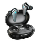ZNP Słuchawki bezprzewodowe - słuchawki TWS Słuchawki bezprzewodowe Bluetooth 5.0 Słuchawki douszne Czarne