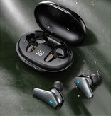 ZNP Écouteurs sans fil - TWS Écouteurs Bluetooth 5.0 Écouteurs sans fil Écouteurs Écouteurs Noir