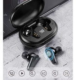 ZNP Auriculares inalámbricos - TWS Auriculares Bluetooth 5.0 Auriculares inalámbricos Auriculares Auriculares Negro