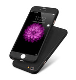 Stuff Certified® iPhone 5 360 ° Full Cover - Coque Full Body + Protecteur d'écran Noir