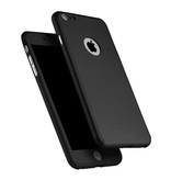 Stuff Certified® iPhone 7 360 ° Full Cover - Full Body Case Case + Screen protector Black