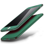 Stuff Certified® iPhone 11 Pro Max 360 ° Full Cover - Full Body Case Case + Screen protector Green