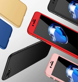 Stuff Certified® iPhone XR 360 ° Vollabdeckung - Ganzkörperhülle + Displayschutzfolie Weiß